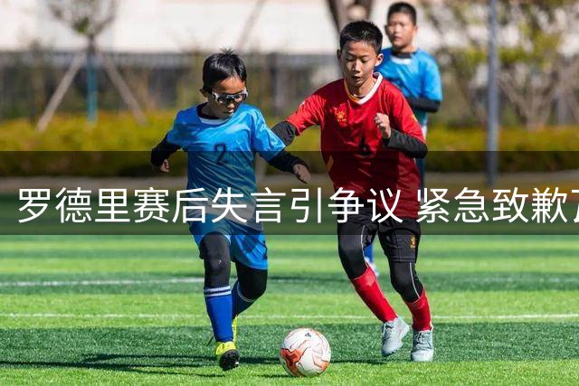 罗德里赛后失言引争议 紧急致歉瓦伦西亚球员